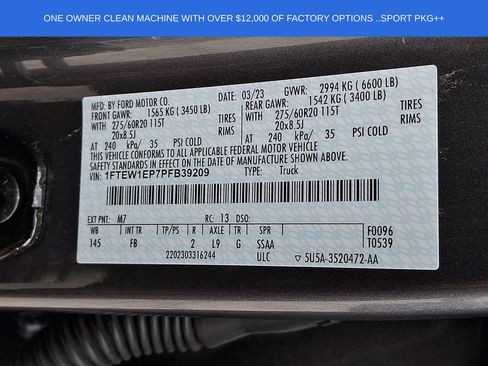 Used 2023 Ford F150 XLT w/ Equipment Group 302A High AWD/4WD image 28