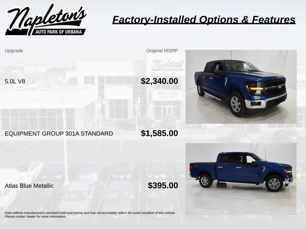 Used 2025 Ford F150 XLT w/ Equipment Group 301A Standard AWD/4WD image 4
