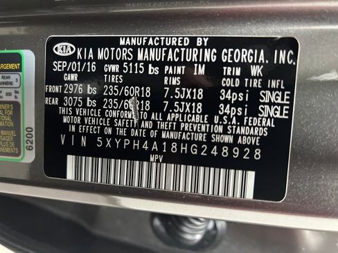 Used 2017 Kia Sorento EX w/ EX Premium Package FWD image 33
