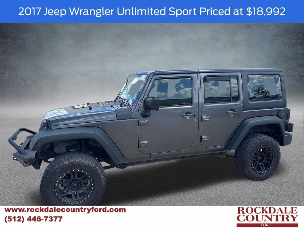 Used 2017 Jeep Wrangler Unlimited Sport AWD/4WD image 1