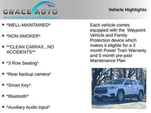 Used 2021 Chevrolet Traverse LS image 2