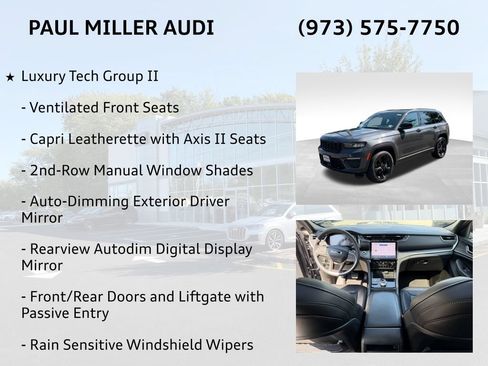 Used 2025 Jeep Grand Cherokee Limited w/ Luxury Tech Group II AWD/4WD image 8