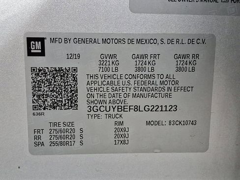 Used 2020 Chevrolet Silverado 1500 Custom w/ Custom Value Package image 25