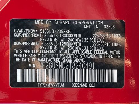 New 2026 Subaru Crosstrek 2.5i Limited image 21