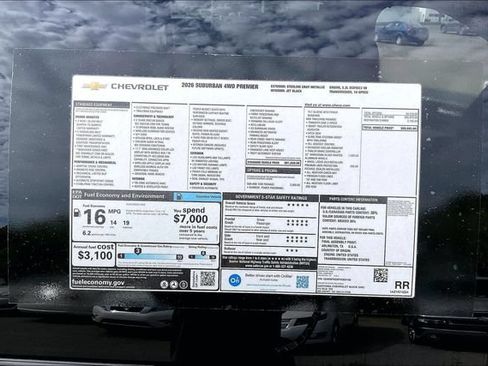 Used 2026 Chevrolet Suburban Premier w/ Sun And Tow Package AWD/4WD image 15