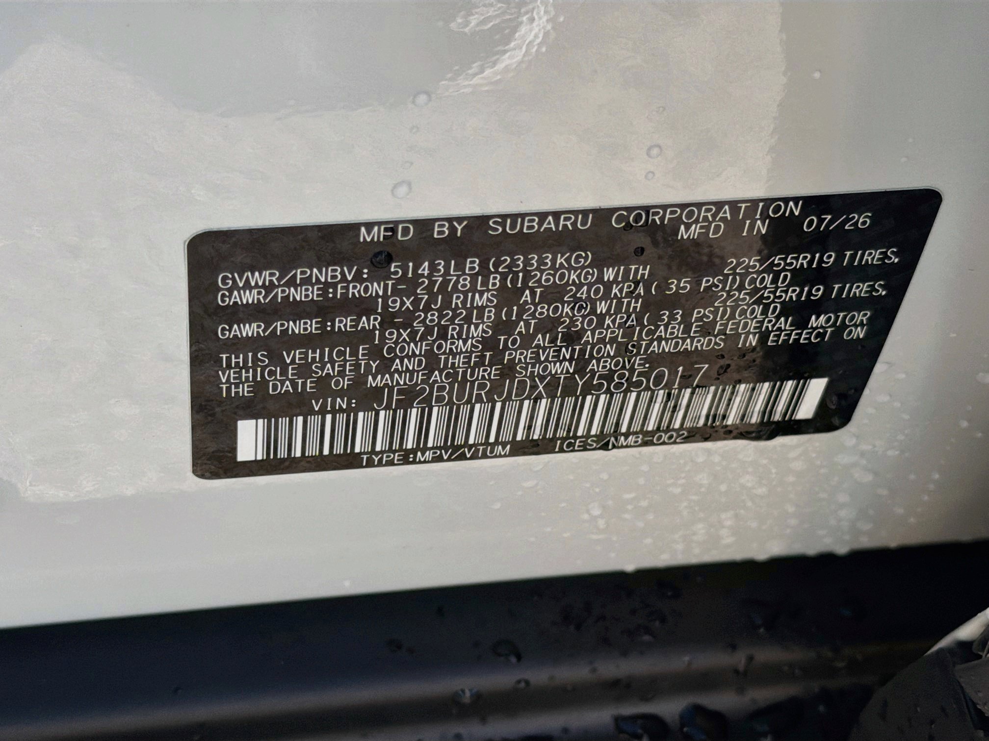 New 2026 Subaru Outback Touring XT AWD/4WD image 42