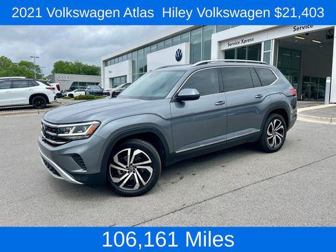Used 2021 Volkswagen Atlas SEL Premium AWD/4WD image 1