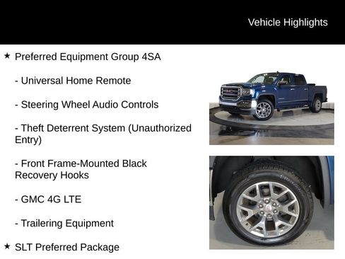 Used 2018 GMC Sierra 1500 SLT w/ SLT Premium Package AWD/4WD image 32