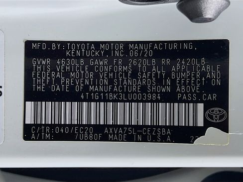 Certified 2020 Toyota Camry SE w/ Carpet Mat Package AWD/4WD image 29