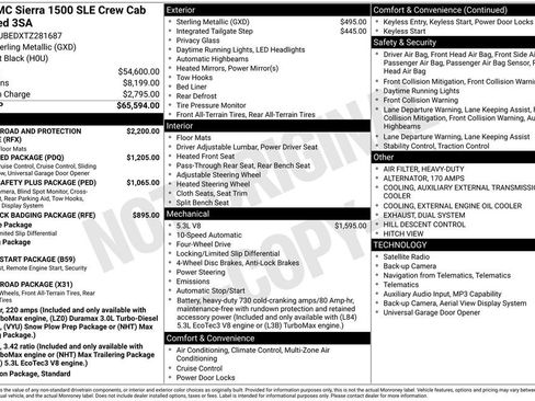 New 2026 GMC Sierra 1500 SLE AWD/4WD image 45