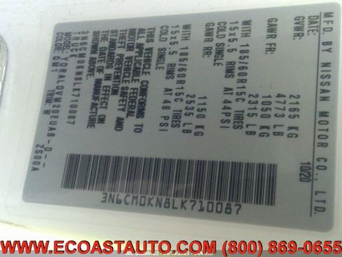 Used 2020 Nissan NV200 S w/ Sliding Glass Door Package image 15