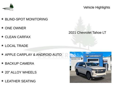 Used 2021 Chevrolet Tahoe LT w/ LT Signature Package image 8