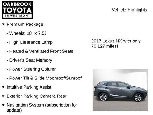 Used 2017 Lexus NX 200t AWD image 7