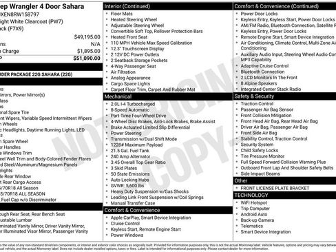 Used 2024 Jeep Wrangler Sahara image 6