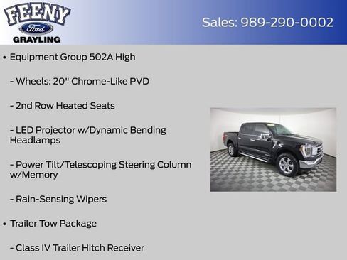 Certified 2023 Ford F150 Lariat w/ Equipment Group 502A High AWD/4WD image 13