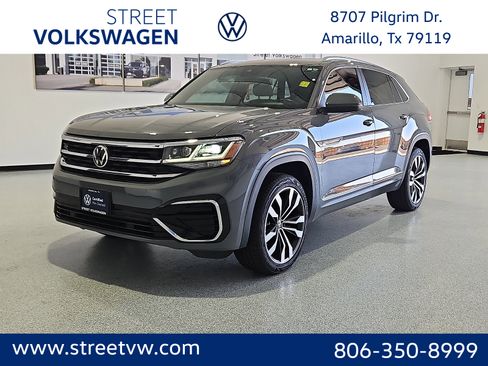 Certified 2021 Volkswagen Atlas Cross Sport SEL R-Line w/ Cross Sport MDO Package FWD image 1