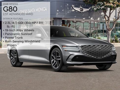 New 2026 Genesis G80 2.5T Advanced image 3
