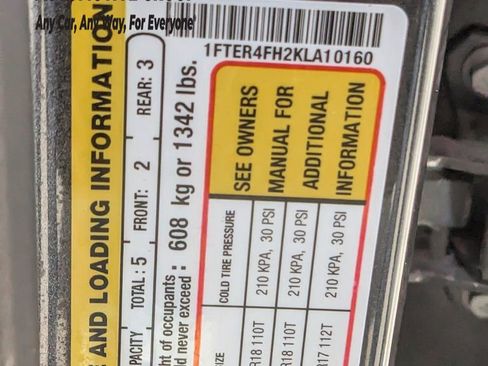 Used 2019 Ford Ranger Lariat w/ Equipment Group 501A Mid image 33