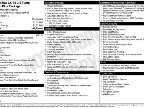 Used 2023 MAZDA CX-30 2.5 Turbo w/ Premium Plus Pkg image 5