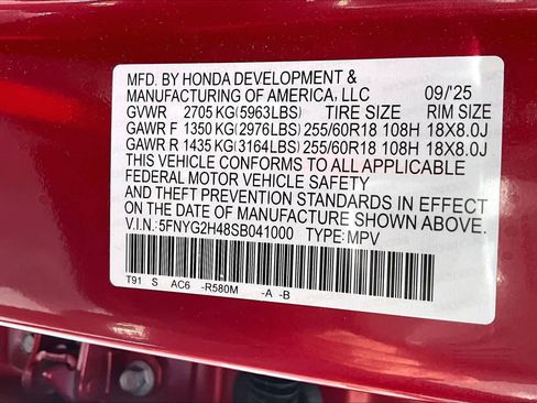 Certified 2025 Honda Pilot EX-L image 62