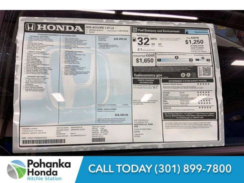 Used 2025 Honda Accord LX image 22