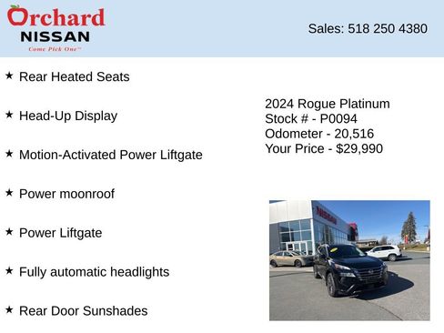 Used 2024 Nissan Rogue Platinum w/ Platinum Premium Package image 14