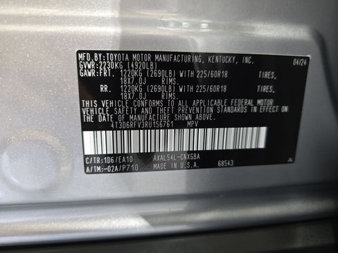 Used 2024 Toyota RAV4 Limited w/ Advanced Technology Package AWD/4WD image 35