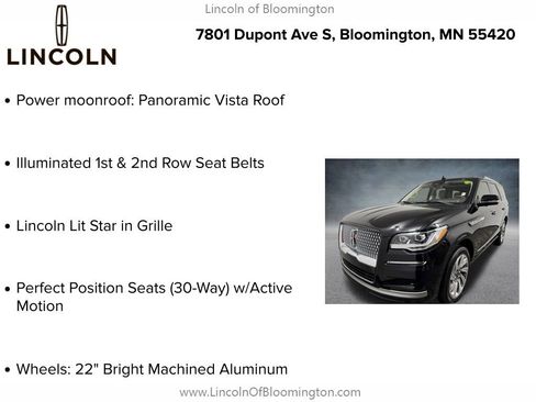 Used 2024 Lincoln Navigator Reserve AWD/4WD image 9