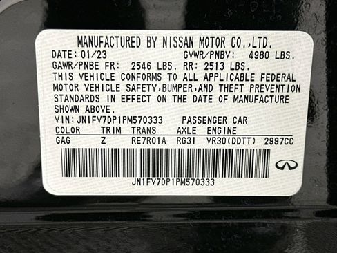 Used 2023 INFINITI Q50 Red Sport 400 RWD image 33