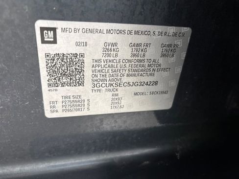 Used 2018 Chevrolet Silverado 1500 LTZ w/ Sport Package image 15