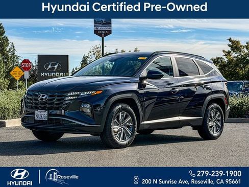 Certified 2022 Hyundai Tucson Blue w/ Cargo Package AWD/4WD image 1