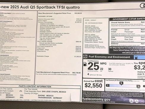 New 2025 Audi Q5 Premium Plus image 15