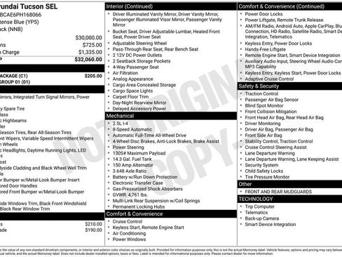 Used 2023 Hyundai Tucson SEL w/ Cargo Package AWD/4WD image 17