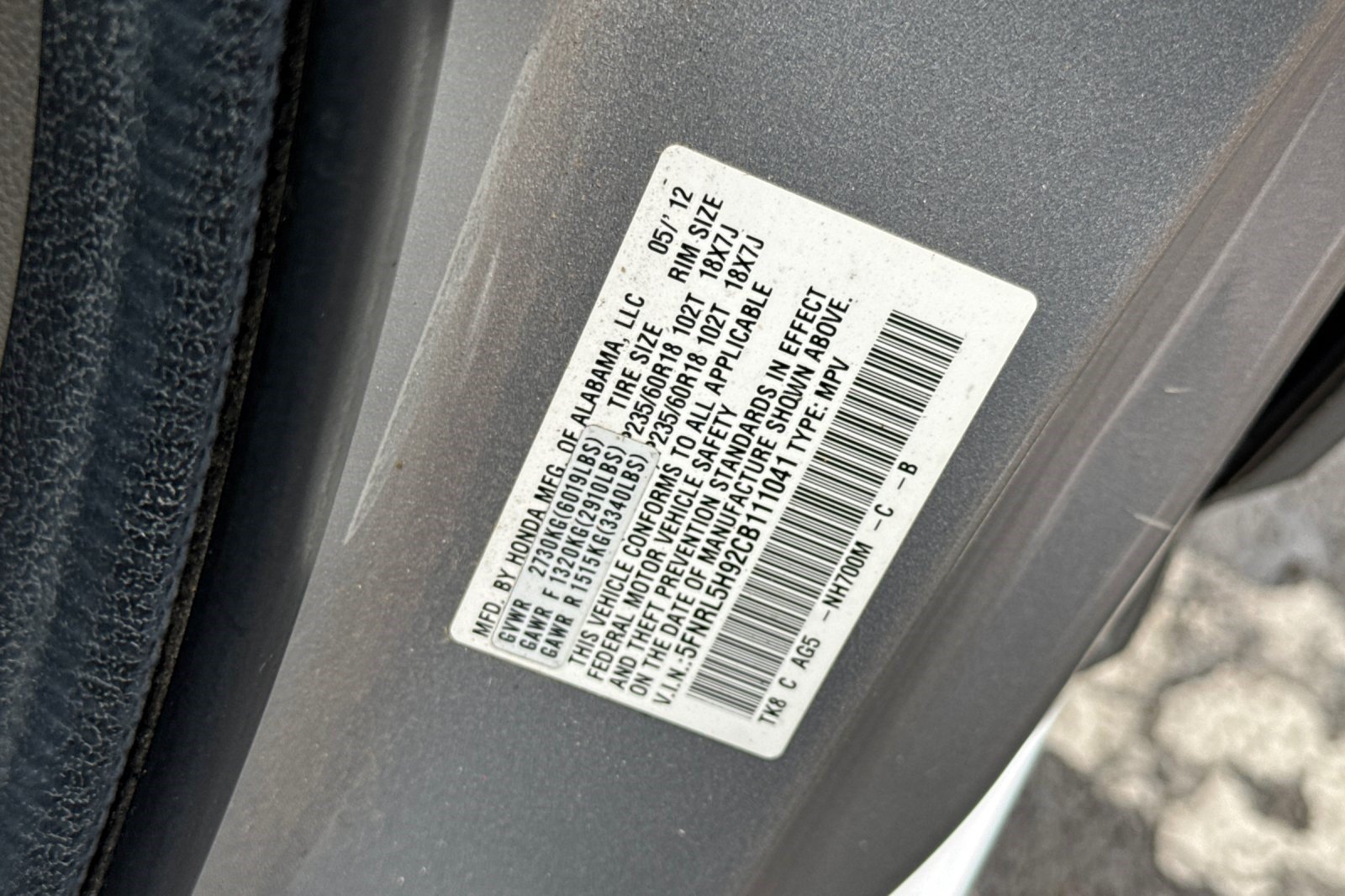 Used 2012 Honda Odyssey Touring image 40
