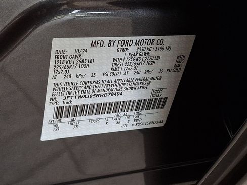 Certified 2024 Ford Maverick XLT w/ Equipment Group 300A Standard AWD/4WD image 29