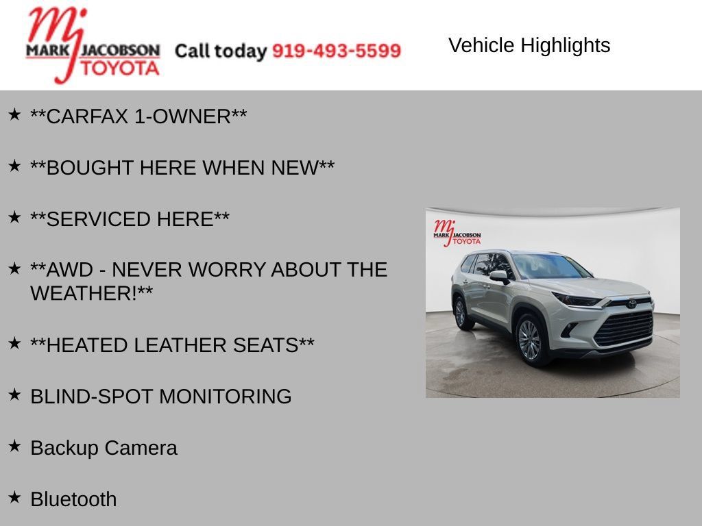 Used 2024 Toyota Grand Highlander AWD image 5