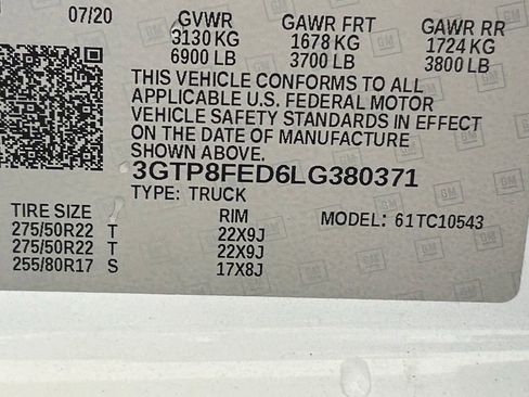 Used 2020 GMC Sierra 1500 Denali w/ Technology Package RWD image 47