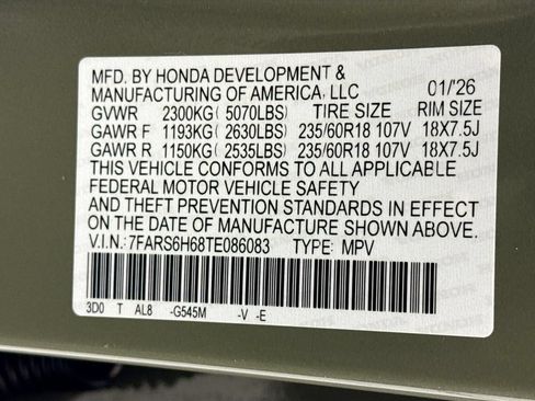 Used 2026 Honda CR-V TrailSport image 33