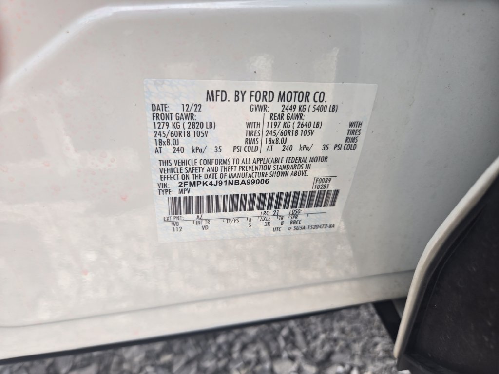 Used 2022 Ford Edge SEL w/ Convenience Package AWD/4WD image 13