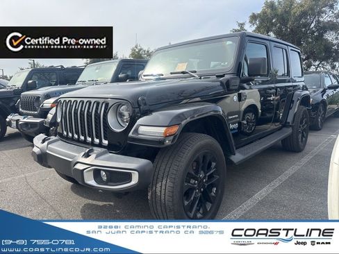 Certified 2021 Jeep Wrangler Unlimited Sahara w/ Safety Group image 1