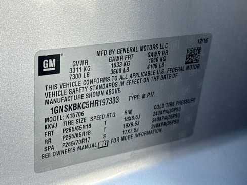 Used 2017 Chevrolet Tahoe LT image 52