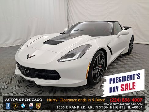 Used 2019 Chevrolet Corvette Stingray Coupe w/ Carbon Flash Badge Package image 1