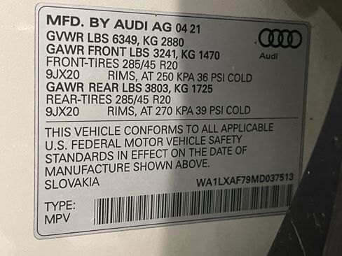 Used 2021 Audi Q7 3.0T Premium Plus w/ Executive Package AWD/4WD image 25