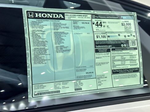 New 2026 Honda Accord Sport image 30