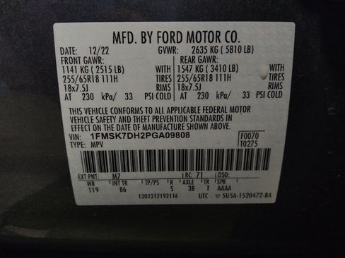 Used 2023 Ford Explorer XLT RWD image 33