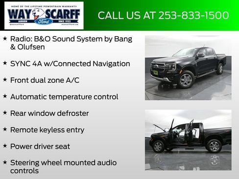 New 2025 Ford Ranger Lariat w/ Chrome Accent Package AWD/4WD image 18
