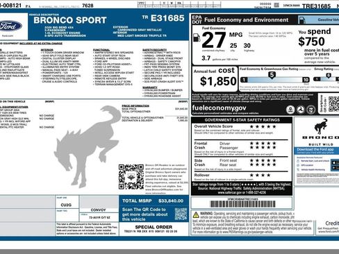 Used 2026 Ford Bronco Sport Big Bend AWD/4WD image 23