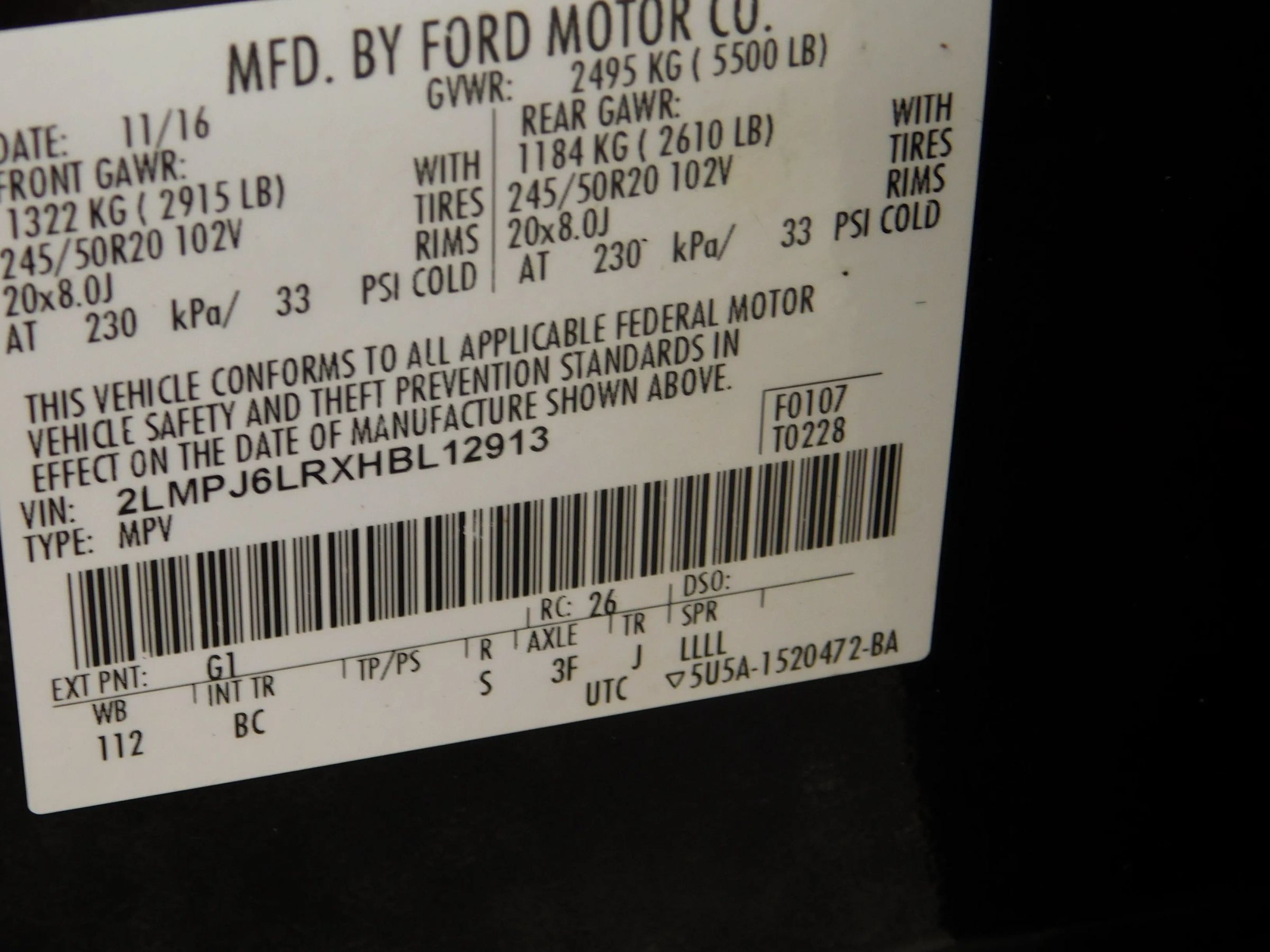 Used 2017 Lincoln MKX Reserve w/ Lincoln MKX Climate Package FWD image 27