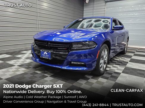 Used 2021 Dodge Charger SXT w/ Driver Convenience Group AWD/4WD image 1