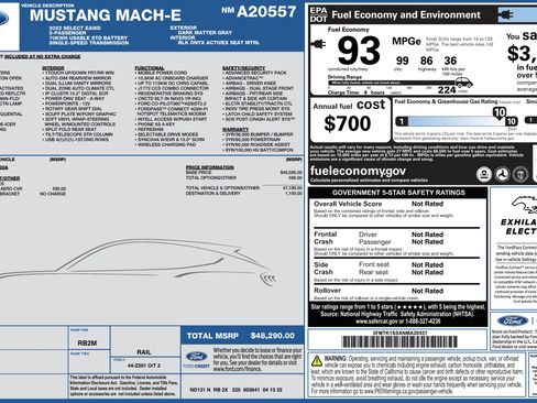 Used 2022 Ford Mustang Mach-E Select image 2